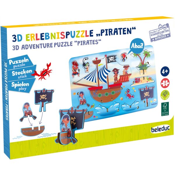 3D Erlebnispuzzle Piraten