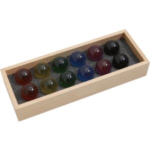 Kugelset Acryl, 12 Stück verschieden sortiert,...