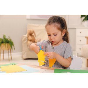 Bastelscheren Soft Grip, 12 Stück inkl. Ständer
