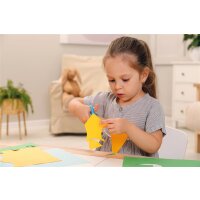 Bastelscheren Soft Grip, 12 Stück inkl. Ständer