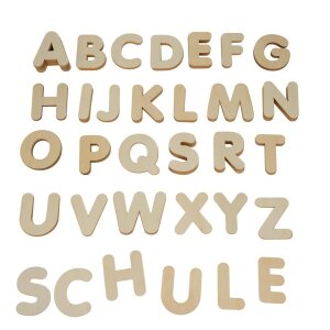 Holzbuchstaben 8 cm, 150 Stück, voraussichtlich ab...