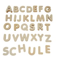 Holzbuchstaben 8 cm, 150 Stück, voraussichtlich ab KW 20 lieferbar