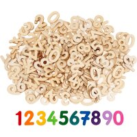 Holzzahlen 3 cm, 300 Stück, voraussichtlich ab KW 20 lieferbar