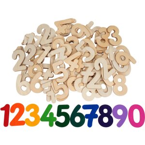 Holzzahlen 7,5 cm, 150 Stück, voraussichtlich ab KW...