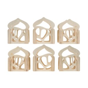 Holzlaternen Fantasia klein, 6er Set, voraussichtlich ab...