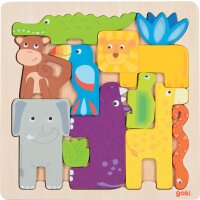 Einlegepuzzle Safari, 11tlg., voraussichtlich ab Ende April lieferbar