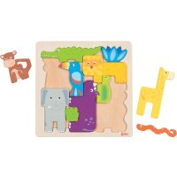 Einlegepuzzle Safari, 11tlg., voraussichtlich ab Ende April lieferbar