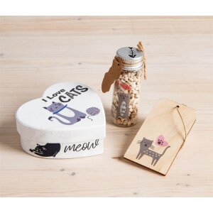 Transfer Rub on Flower Cat Home, 3 Bogen, voraussichtlich in KW 29 lieferbar