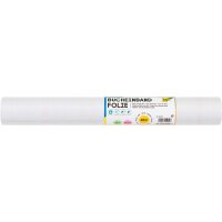 K l a r s i c h t   B u c h e i n b a n d f o l i e ,   1 0  m, 45 cm breit, selbstklebend