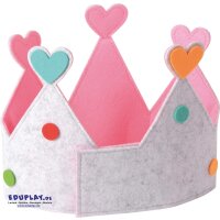 Geburtstagskrone pink mit austauschbaren Zahlen