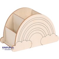 Stiftebox Regenbogen, 16 x 10 x 8,2 cm