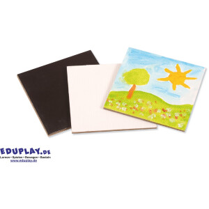 Magnet Leinwandquadrate 7,5 cm, 12er Set