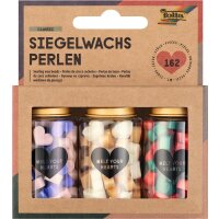 Siegelwachs Perlen Classic, 162 Stück, voraussichtlich in KW 18 lieferbar