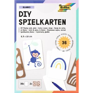 DIY Spielkarten 6,5 x 10 cm, 36 Stück