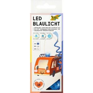 LED Blaulicht Ø 3 cm, 10 Stück, voraussichtlich in KW 22 lieferbar