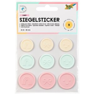 Siegelsticker Candy, 9 Stück