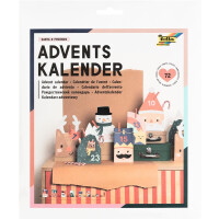 DIY Adventskalender Santa & Friends, 24er Set, voraussichtlich in KW 17 lieferbar