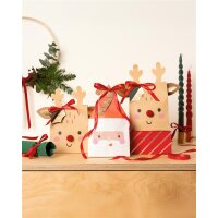 DIY Papiertüten Set Weihnachtsmann & Rentier, 29 tlg., voraussichtlich in KW 21 lieferbar
