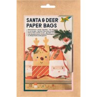 DIY Papiertüten Set Weihnachtsmann & Rentier, 29 tlg., voraussichtlich in KW 21 lieferbar