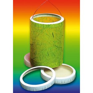 L a t e r n e n d e c k e l / L a t e r n e n b o d e n , D: 15,3 cm, weiß, 1 Paar