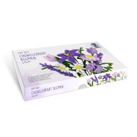 DIY Bastelset Chenilledraht Blumen lila, voraussichtlich Ende April lieferbar