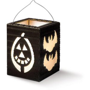 Laternen Bastelset Halloween schwarz, 1 Stück