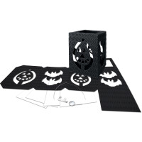 Laternen Bastelset Halloween schwarz, 1 Stück