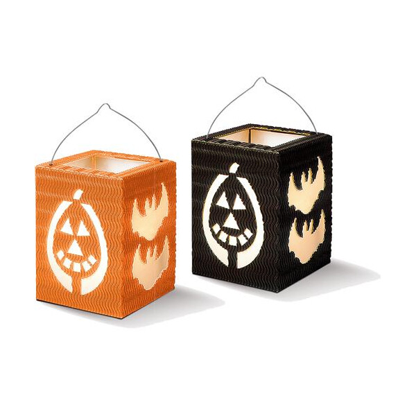 Laternen Bastelset Halloween, 12er Set
