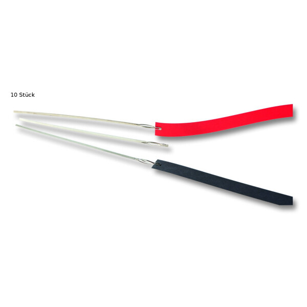 F l e c h t n a d e l   m i t   K l e m m v o r r i c h t u n g , 19 cm lang, 10 Stück