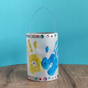 L a t e r n e n d e c k e l / L a t e r n e n b o d e n   r u n d , D: 11 cm, weiß, 10 Paar