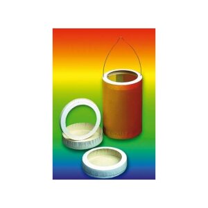 L a t e r n e n d e c k e l / L a t e r n e n b o d e n   r u n d , D: 11 cm, weiß, 10 Paar