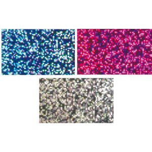 Hologrammfolie in Einzelfarben, 35 x 50 cm Rolle,...