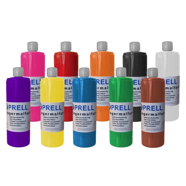 Fingermalfarbe in Einzelfarben, 750 ml von Prell