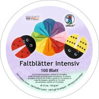 Faltblätter Intensiv rund, Ø 15 cm, 100 Blatt