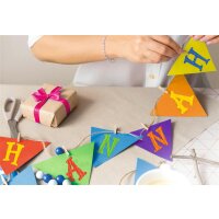 Zahlen und Buchstaben Linea, 530 Stück in 5 Farben