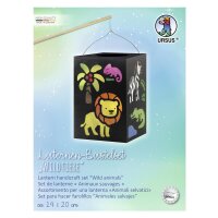 Laternen Bastelset Wildtiere, 1 Stück