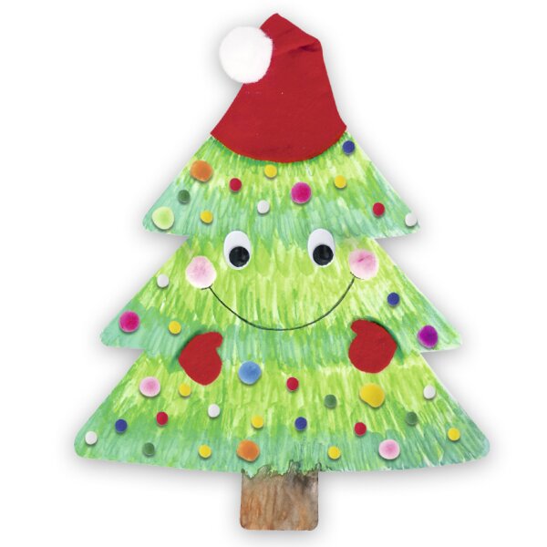 Stanzteile Tannenbaum zum Selbstgestalten, 20 Stück