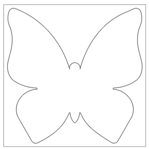 Stanzteile Schmetterling zum Selbstgestalten, 20 St&uuml;ck