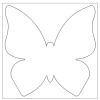 Stanzteile Schmetterling zum Selbstgestalten, 20 Stück