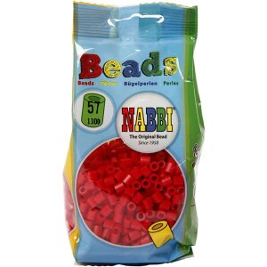 B&uuml;gelperlen rot, 1100 St&uuml;ck, &Oslash; 5 mm