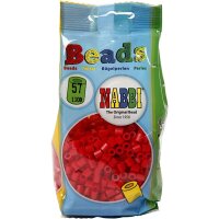 Bügelperlen rot, 1100 Stück, Ø 5 mm