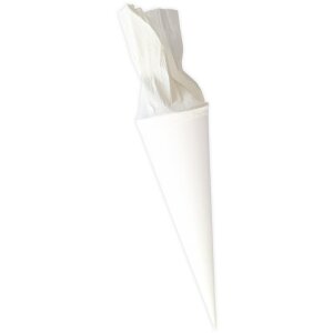 Geschwisterschultüten weiß, 6er Set