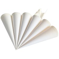 Geschwisterschultüten weiß, 6er Set