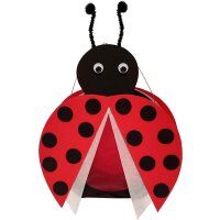 Laternen Bastelset Marienkäfer von Prell, 4 Stück