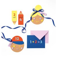 Glitter Sticker Zahlen aus Moosgummi, 112 Stück
