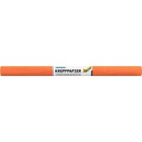 Krepppapier Rollen wasserfest, 10 Rollen hellrotorange