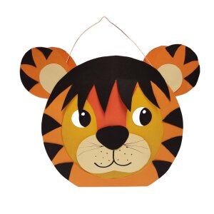 Laternen Bastelset Tiger von Prell, 4 Stück