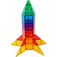 Magnetische Spielplatten Regenbogen, 100 Teile