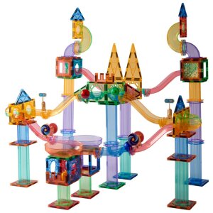 Magnetische Spielplatten Kugelbahn, 189 Teile