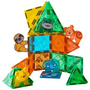 Magnetische Spielplatten Safari, 38 Teile